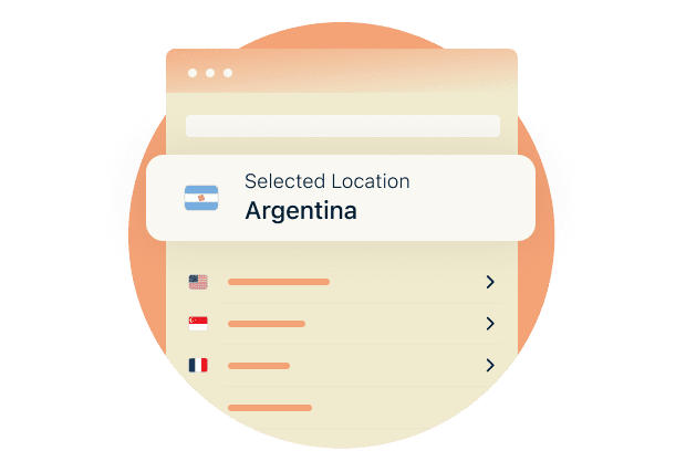 Hold dit digitale liv forbundet Nogle hjemmesider kan blokere IP-adresser uden for Argentina. Med ExpressVPN kan du opretholde privat adgang til di...