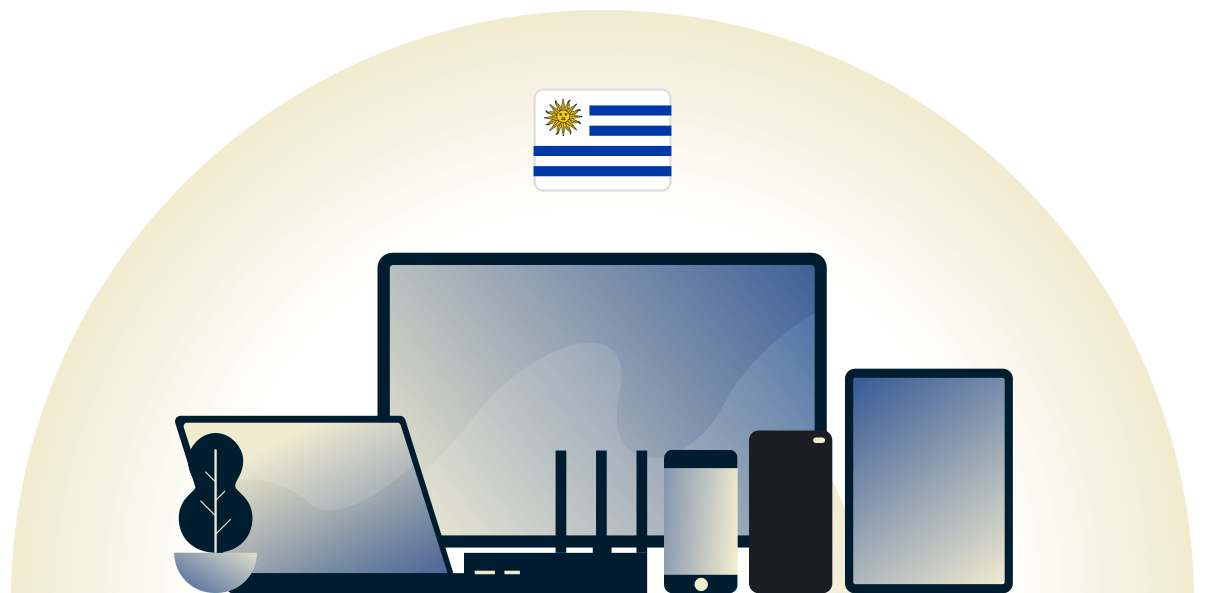 VPN pour l'Uruguay prot&eacute;geant une vari&eacute;t&eacute; de dispositifs.